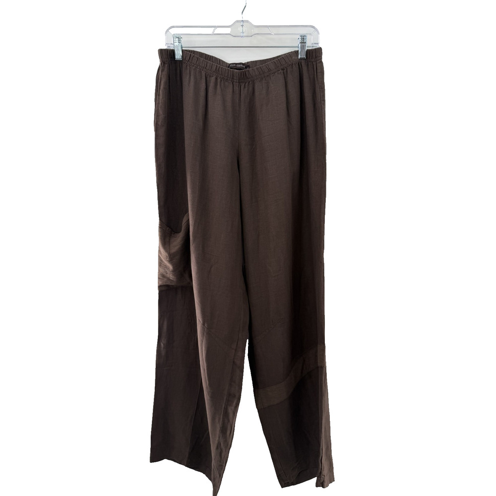 cut loose Wide Leg Pants in Brown